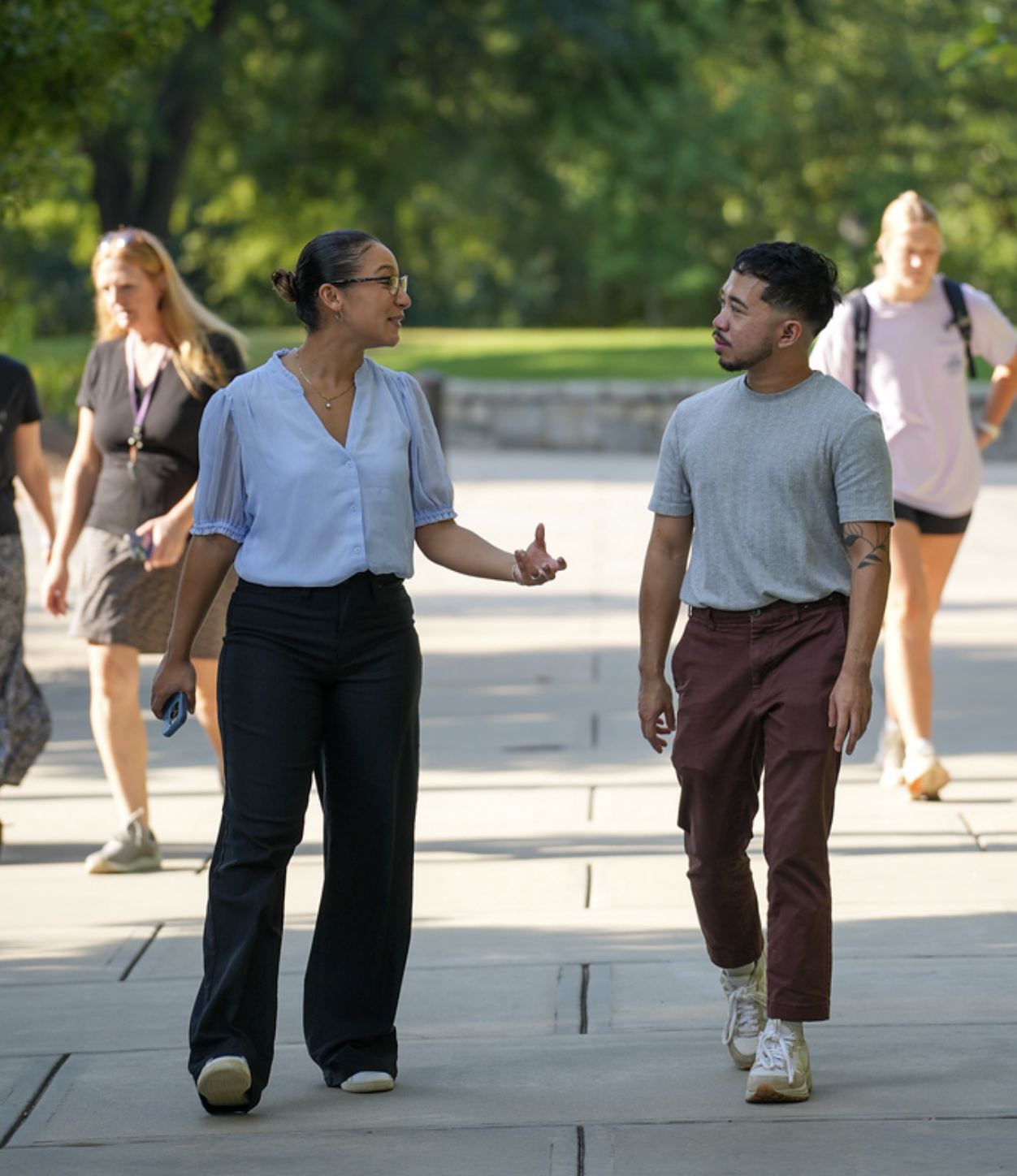  Lily Valdes (BS ’25) and Aries Aviles (BS ’21)