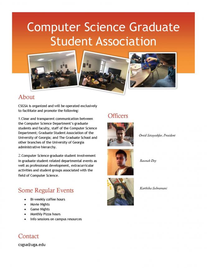 CSGSA Flyer