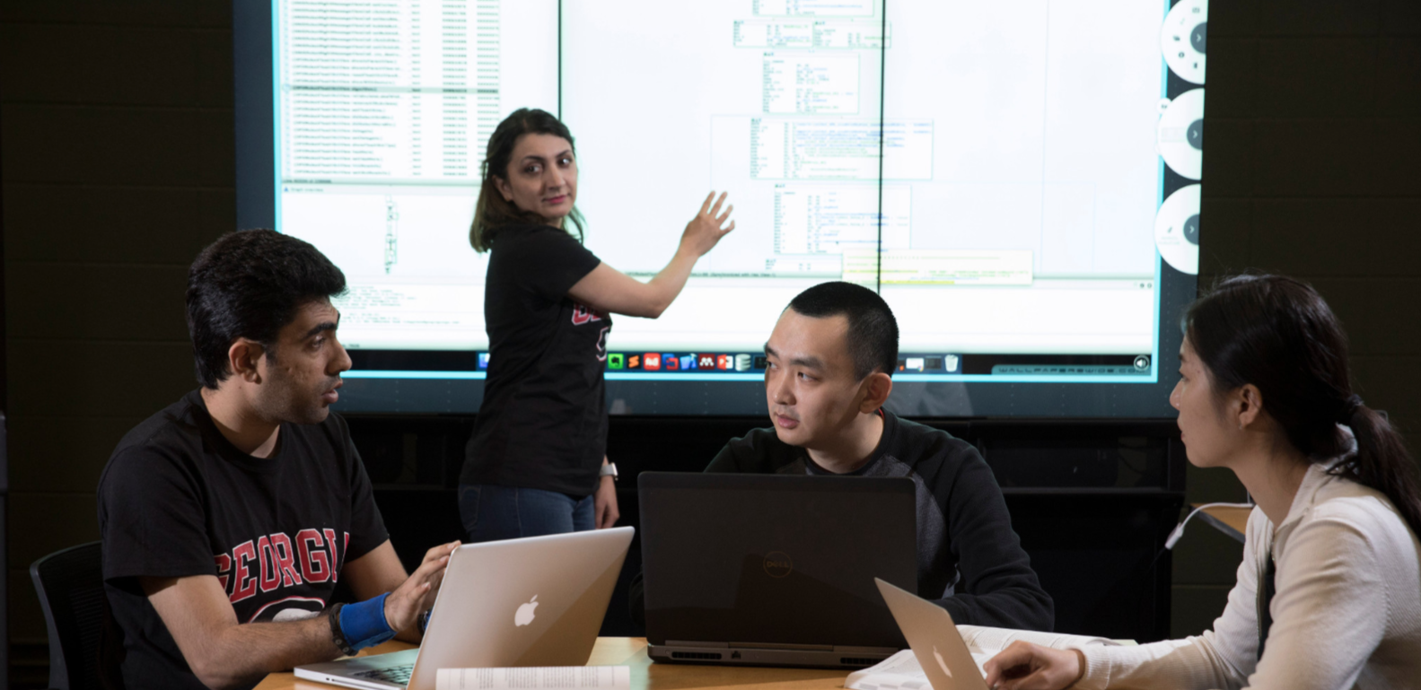 Omid Setayeshfar, Roxana Attar, Yue Yin, and Ruoyan Cai are graduate students in CS